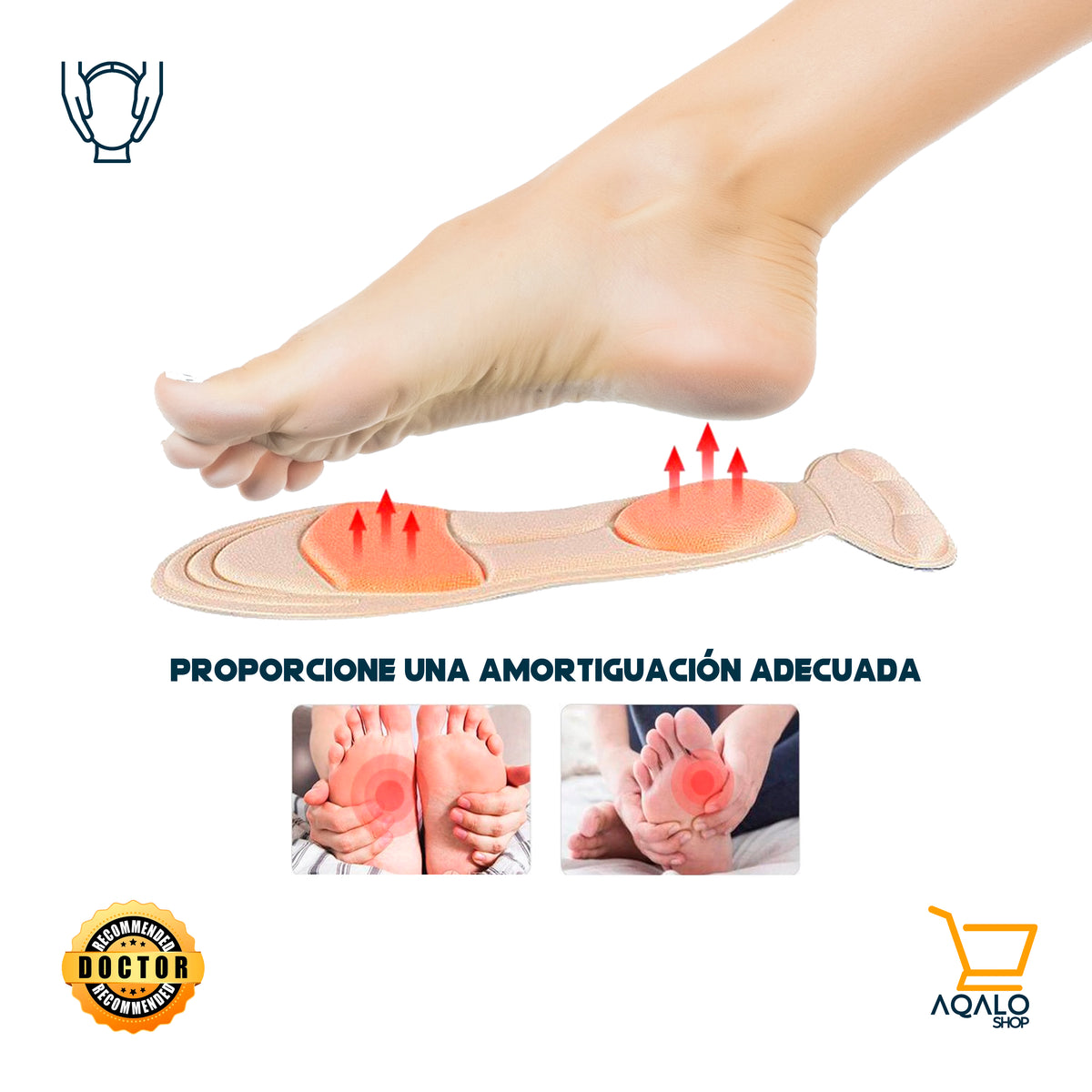 Plantilla Para Zapato Tacón 🦶 Aqalo Shop 3399